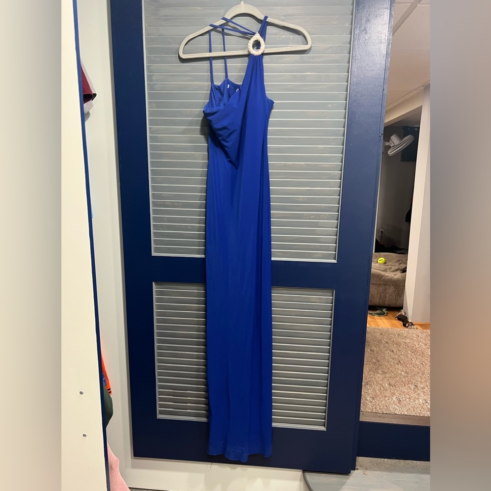 Royal blue king dress. Sz10
